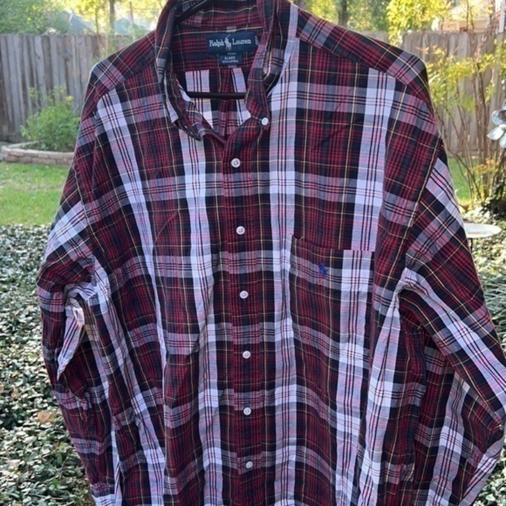 ▶️ Ralph Lauren ◀️ Blaire Plaid Button up Shirt